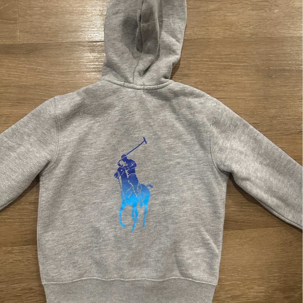 Polo by Ralph Lauren Gray Hoodie for Kids